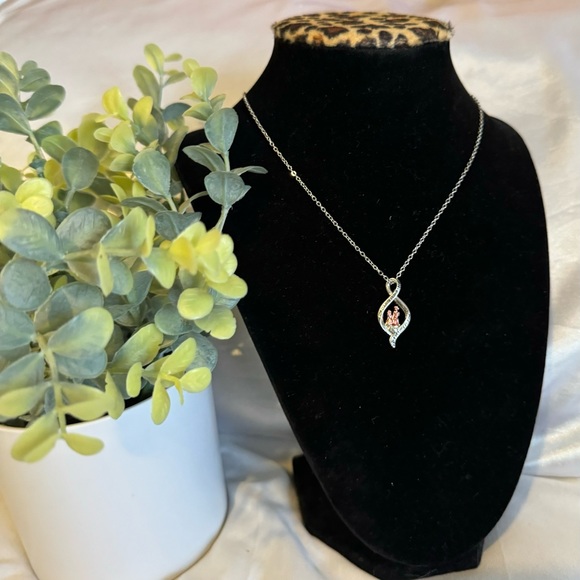 🆕 Forever Mother & Daughter Bond Silver Necklace - Picture 11 of 16